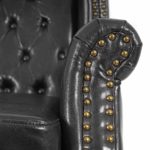 Fautueil chesterfield noir